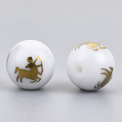 Electroplate Glass Beads EGLA-S178-11H-02-1