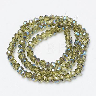 Electroplate Glass Beads Strands EGLA-A034-T3mm-I19-1