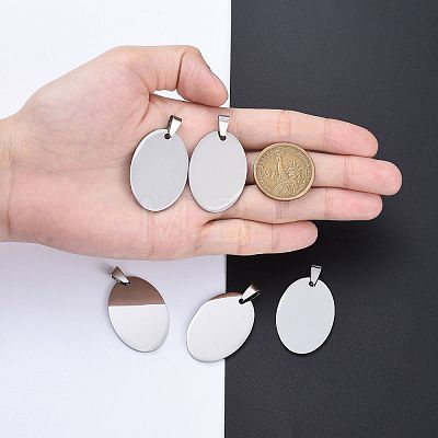 Tarnish Resistant 304 Stainless Steel Pendants LS-STAS-I140-18S-1