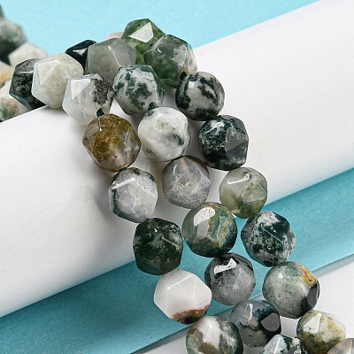 Natural Tree Agate Beads Strands G-C085-A03-01-1