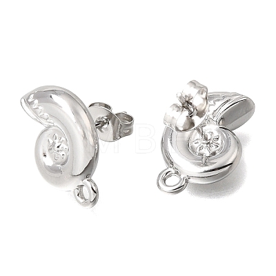 304 Stainless Steel Stud Earring Findings STAS-D391-04C-P-1