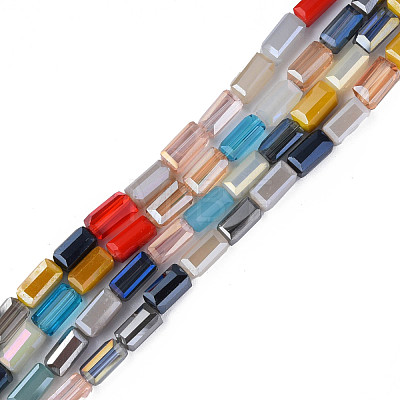 Transparent Glass Beads Strands GLAA-N051-08-1