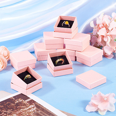 12Pcs Square Cardboard Jewelry Storage Boxes CON-TA0001-41-1