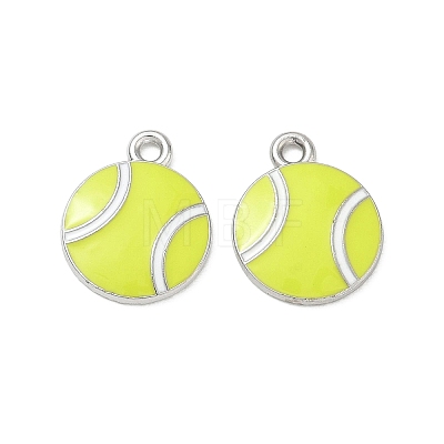 Tennis Alloy Enamel Pendants AL-CBA292F-02A-P-1