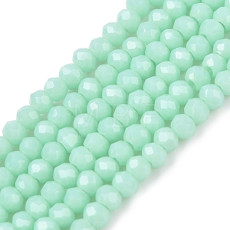Opaque Solid Color Imitation Jade Glass Beads Strands LS-EGLA-A044-P1mm-D14-1