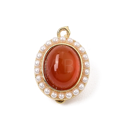 Brass & Natural Carnelian Box Clasps GG-CBAFA4F-02G-1