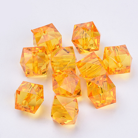 Transparent Acrylic Beads TACR-Q259-10mm-V24-01-1