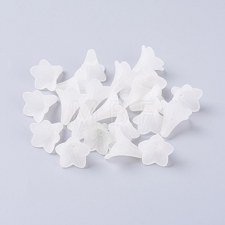 Flower Acrylic Beads PL631-1-1