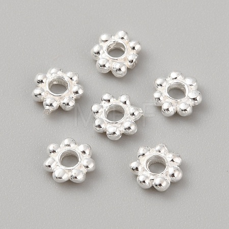 925 Sterling Silver Spacer Beads STER-WH0016-13B-1