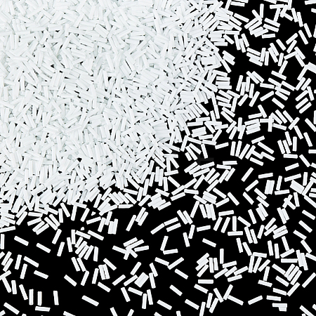 3000Pcs Opaque Glass Bugle Beads GLAA-PA0001-86-1