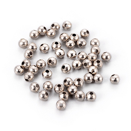 Iron Round Spacer Beads X-E146Y-1