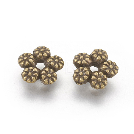 Tibetan Style Alloy Spacer Beads X-MLF10889Y-NF-1