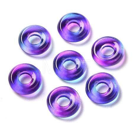 Transparent Glass European Beads GLAA-A012-03D-1