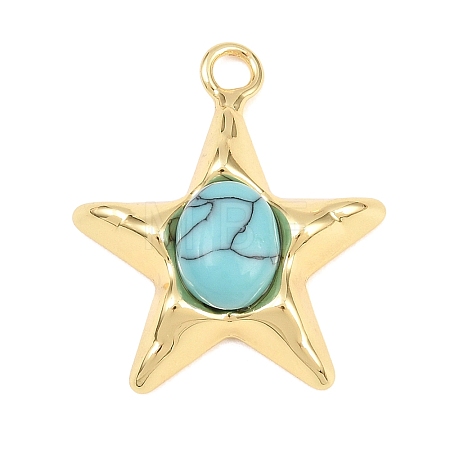 Synthetic Turquoise Pendants GG-G001-01G-05-1