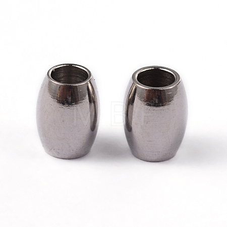 Tarnish Resistant Barrel 304 Stainless Steel Spacer Beads STAS-L176-01P-1