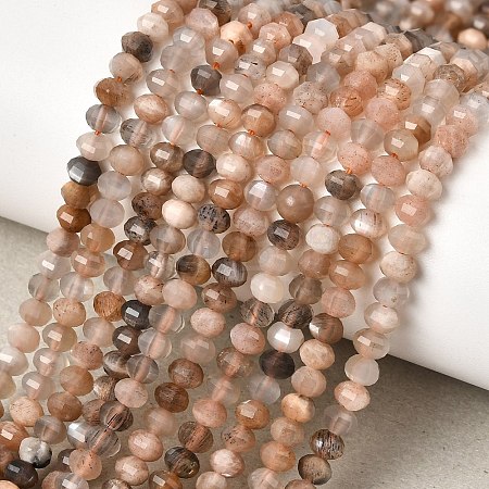 Natural Black Moonstone Beads Strands G-K376-I05-3x4mm-1