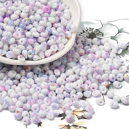 Baking Paint Glass Seed Beads SEED-F006-01A-03-1