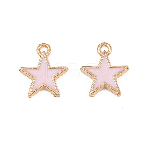 Alloy with Enamel Charms AL-CBA9C31-06G-E-1