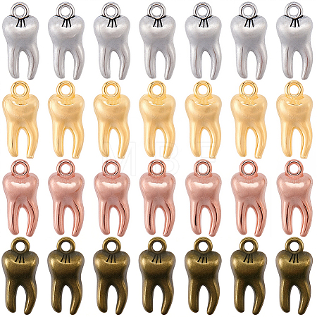 80Pcs 4 Styles Alloy Pendants FIND-SC0023-63-1