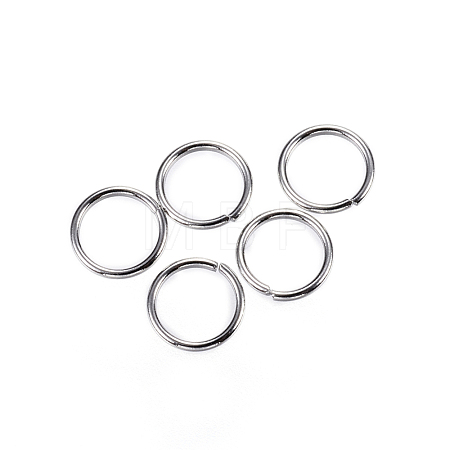 Tarnish Resistant 304 Stainless Steel Open Jump Rings A-STAS-D448-096P-6mm-1