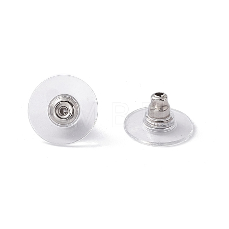 304 Stainless Steel Bullet Clutch Earring Backs X-STAS-I016-1