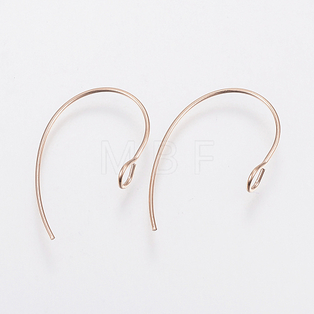 Ion Plating(IP) 304 Stainless Steel Earring Hooks STAS-F148-05RG-1