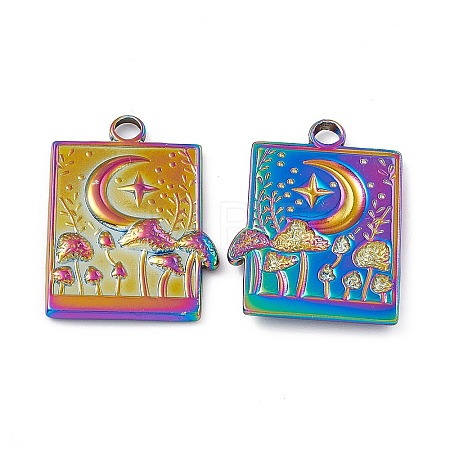 Ion Plating(IP) 304 Stainless Steel Bigs Pendants STAS-B031-16R-1