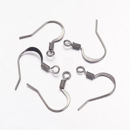 Brass French Earring Hooks KK-Q366-B-NF-1
