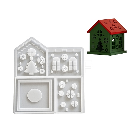 Christmas House Silicone Molds PW-WG24867-01-1