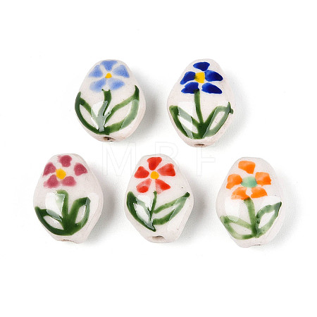 Handmade Porcelain Beads PORC-T134-17M-1