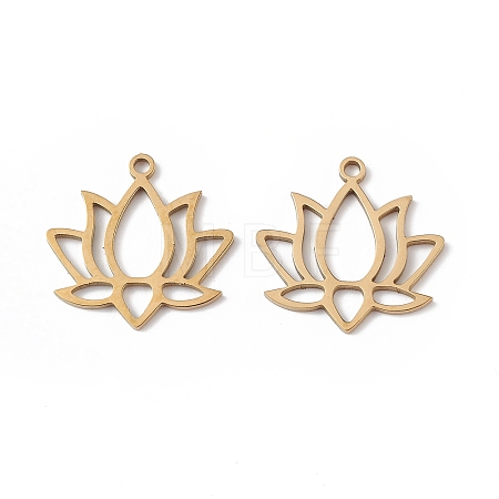 304 Stainless Steel Pendants STAS-E186-01G-1