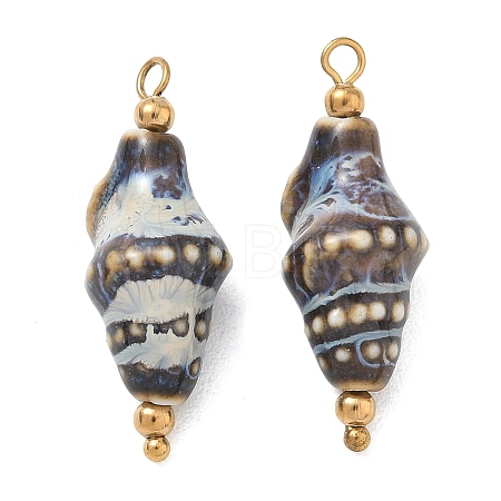Handmade Porcelain Pendants STAS-Q119-29G-02-1