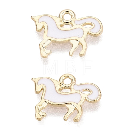 Alloy Enamel Pendants ENAM-N069-12KCG-01-1