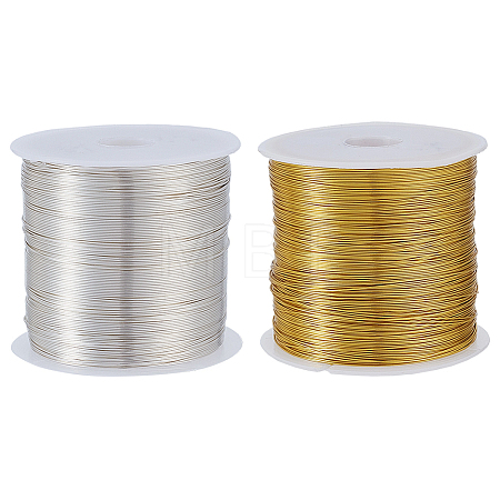 2 Rolls 2 Colors Copper Wire OCOR-ME0001-29-1