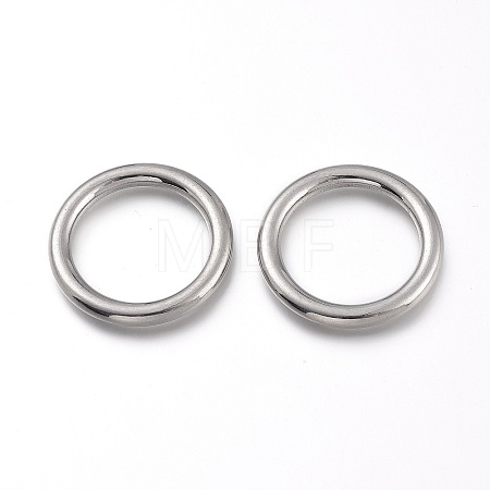 Non-Tarnish 304 Stainless Steel Linking Rings X-STAS-H120-10P-B-1