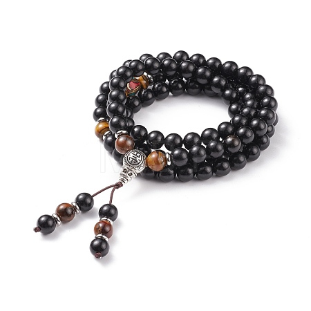 Mala Bead Bracelet BJEW-JB08211-1