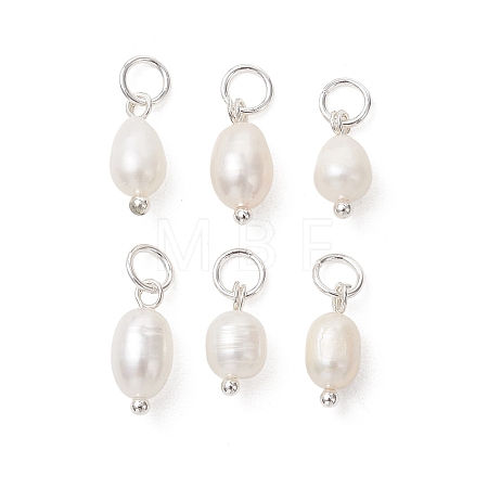 Natural Cultured Freshwater Pearl Pendants PALLOY-JF05443-02-1