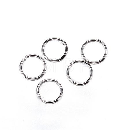 Tarnish Resistant 304 Stainless Steel Open Jump Rings STAS-D448-095P-5mm-1
