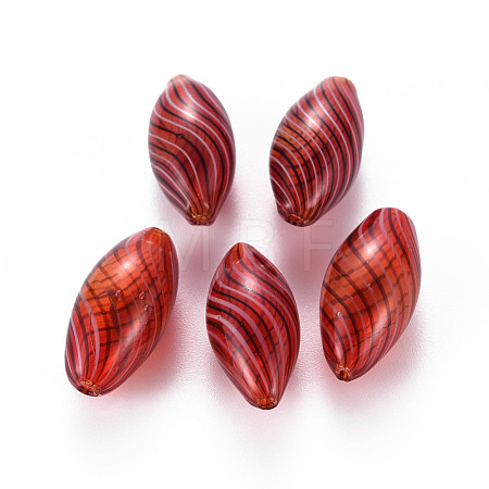 Transparent Handmade Blown Glass Globe Beads X-GLAA-T012-12-1