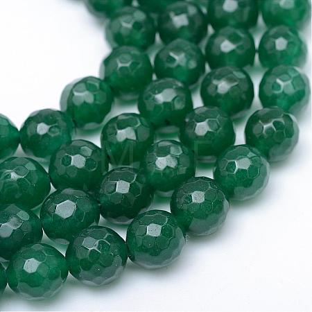 Natural White Jade Bead Strands G-R346-10mm-05-1