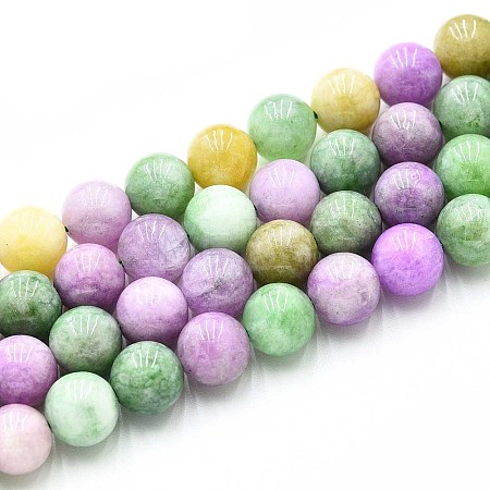 Natural Quartz Beads Strands G-N355-10mm-66-1