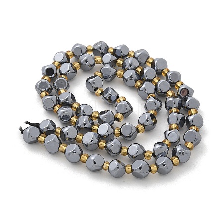 Terahertz Stone Round Beads Strands G-R002-01A-1