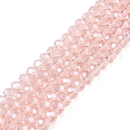 Electroplate Glass Beads Strands EGLA-A044-T4mm-A22-1