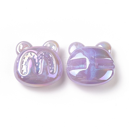 Opaque Acrylic Beads OACR-A010-07A-1