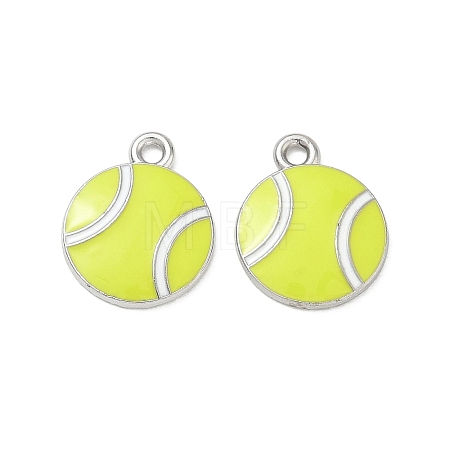 Tennis Alloy Enamel Pendants AL-CBA292F-02A-P-1