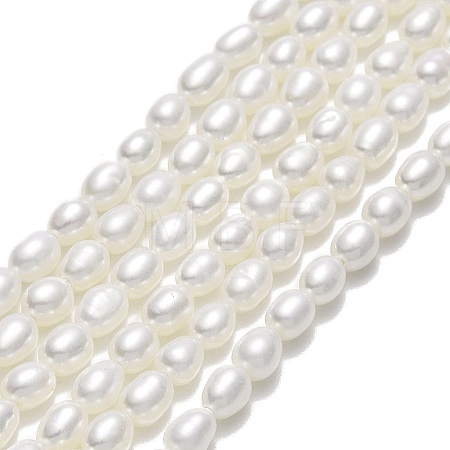 Natural Cultured Freshwater Pearl Beads Strands PEAR-J006-07F-1