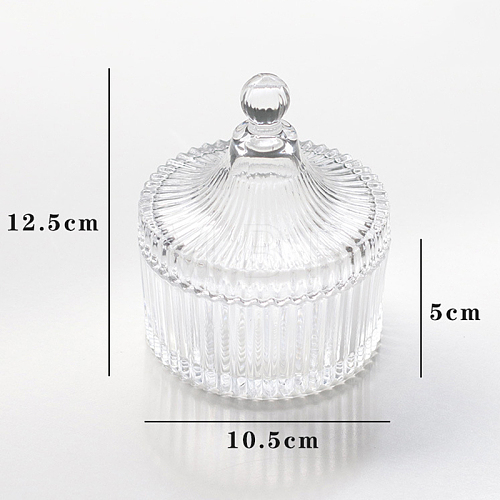 Crystal Glass Storage Jar CAND-PW0001-132C-1