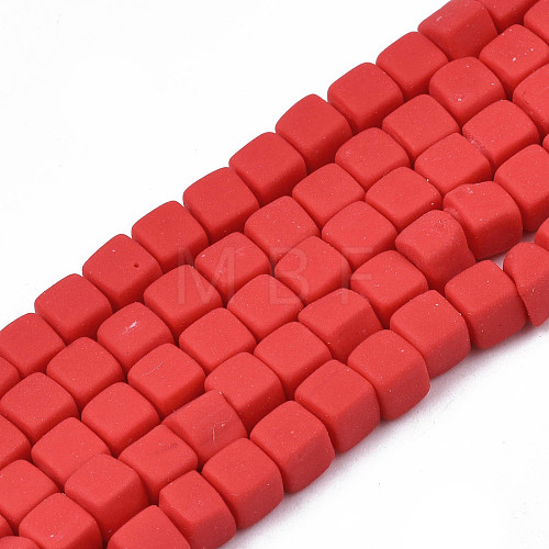 Handmade Polymer Clay Beads Strands CLAY-N008-061-06-1