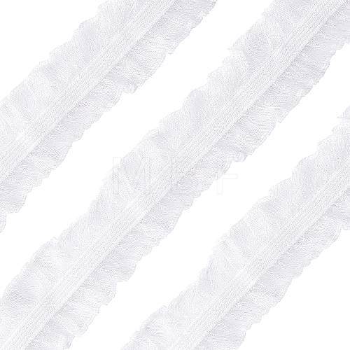 Stretch Elastic Fabric Lace Trim OCOR-WH0057-16A-1