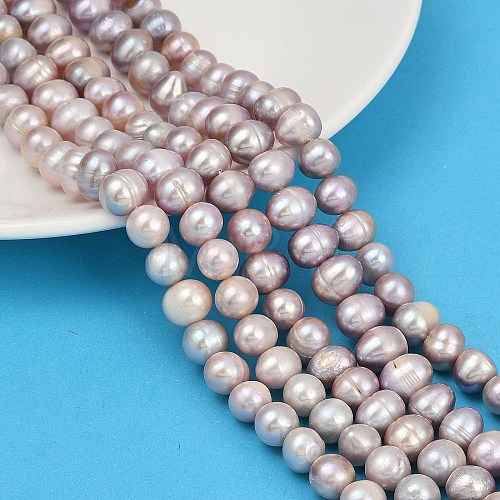 Natural Cultured Freshwater Pearl Beads Strands PEAR-I007-07Z-04A-1